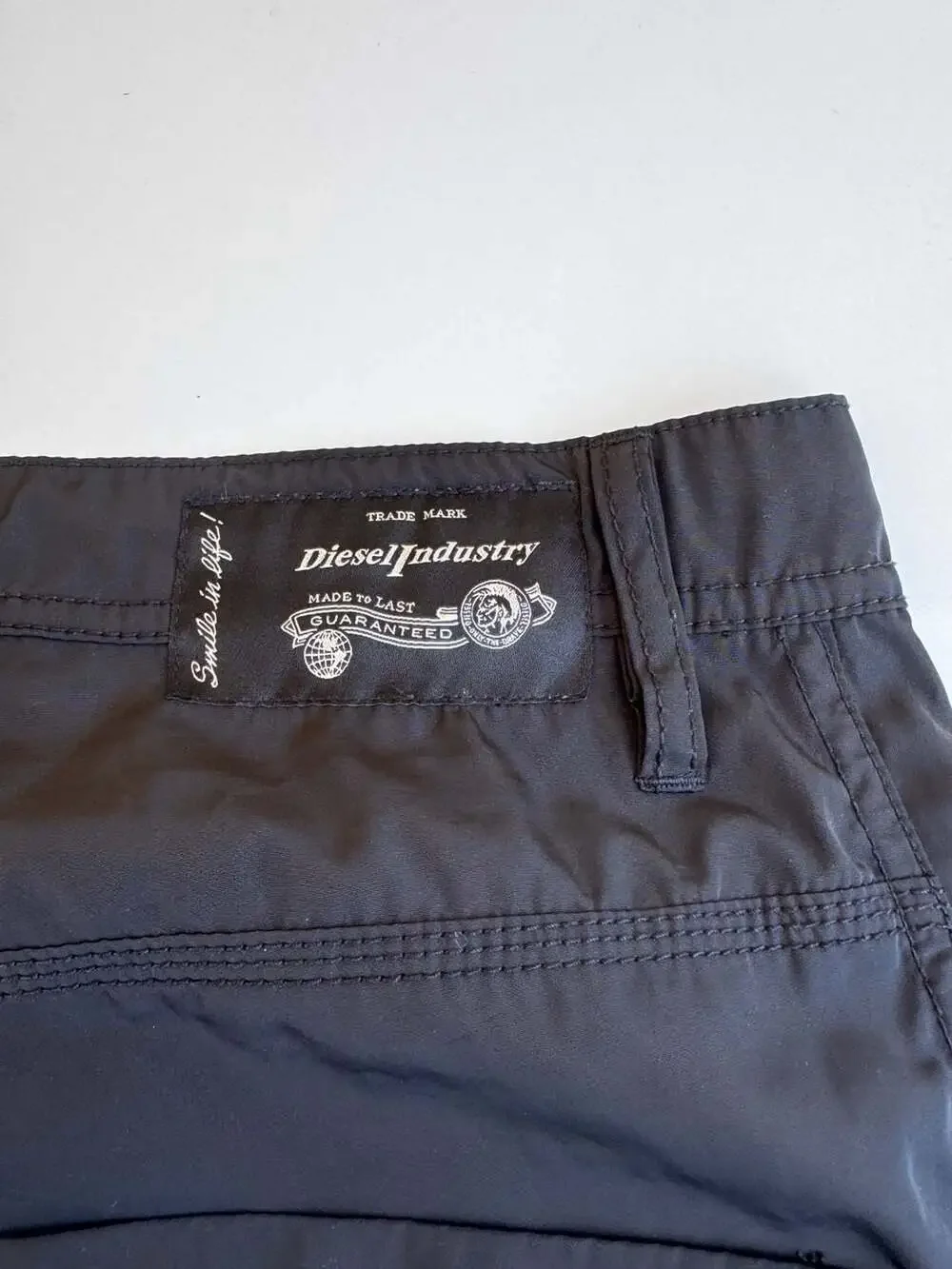 Diesel Industry Black Polyester Beachwear Swim Shorts